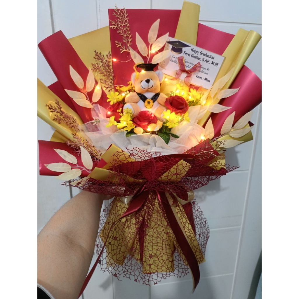 BUKET WISUDA / BUNGA WISUDA / WISUDA / GIFT WISUDA / BUKET BUNGA