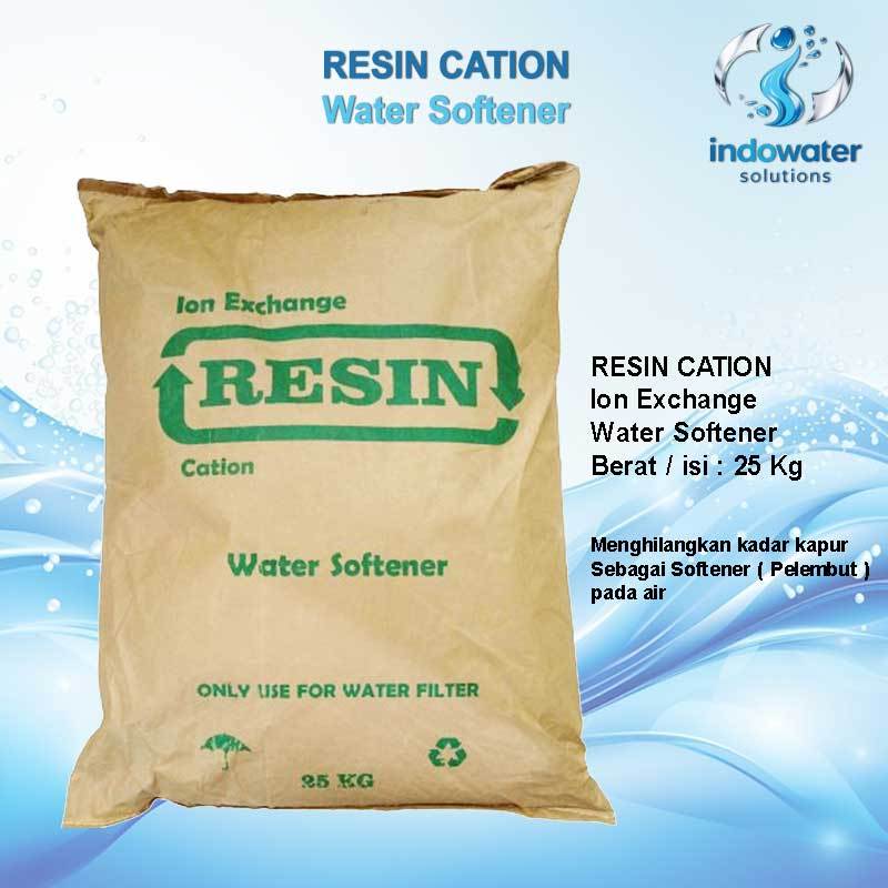 Resin Softener / Media filter air Resin cation 25kg / Media filter penjernih air / solusi air berkap