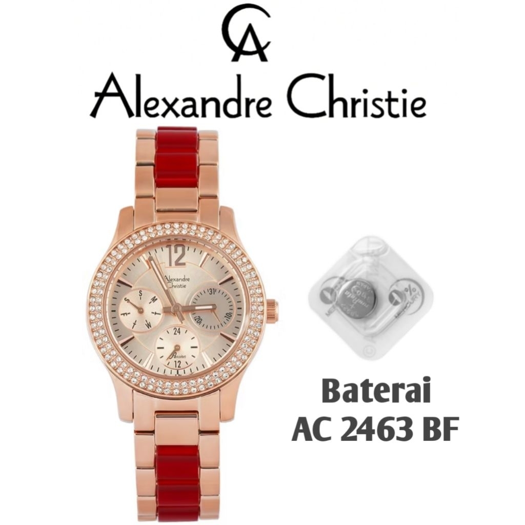 Baterai Original untuk Jam Tangan Alexandre Christie Type AC 2463 BF, 2A33 BF,  2A54 BF