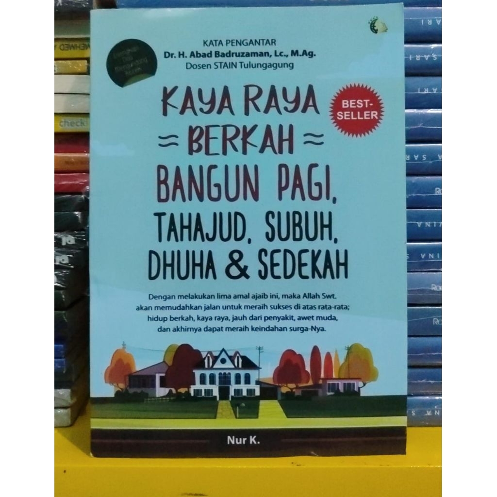 Buku ORIGINAL Kaya Raya BERKAH Bangun Pagi,Tahajud,Subuh,Dhuha & Sedekah