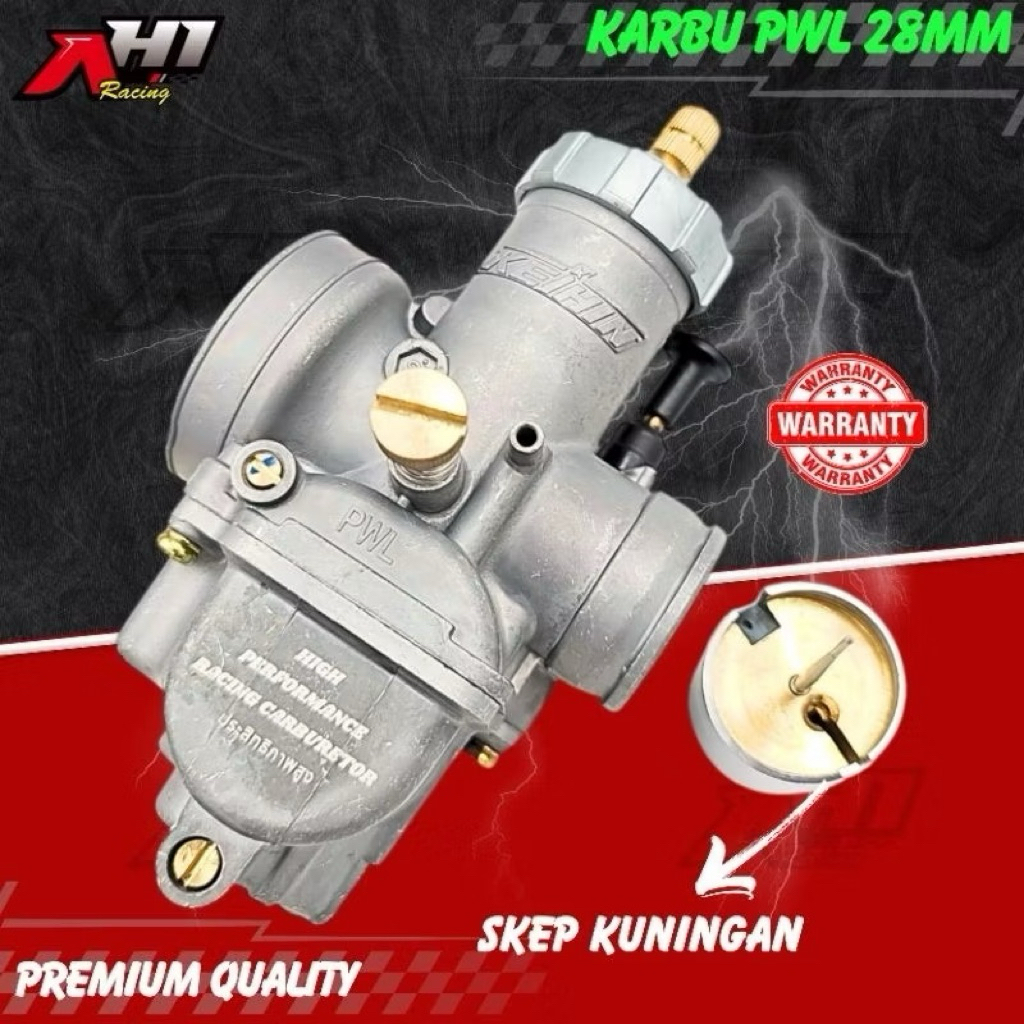 KARBU KARBURATOR PWL 28 KAWASAKI NINJA  KEIHINSKEP KUNINGAN TEMBAGA