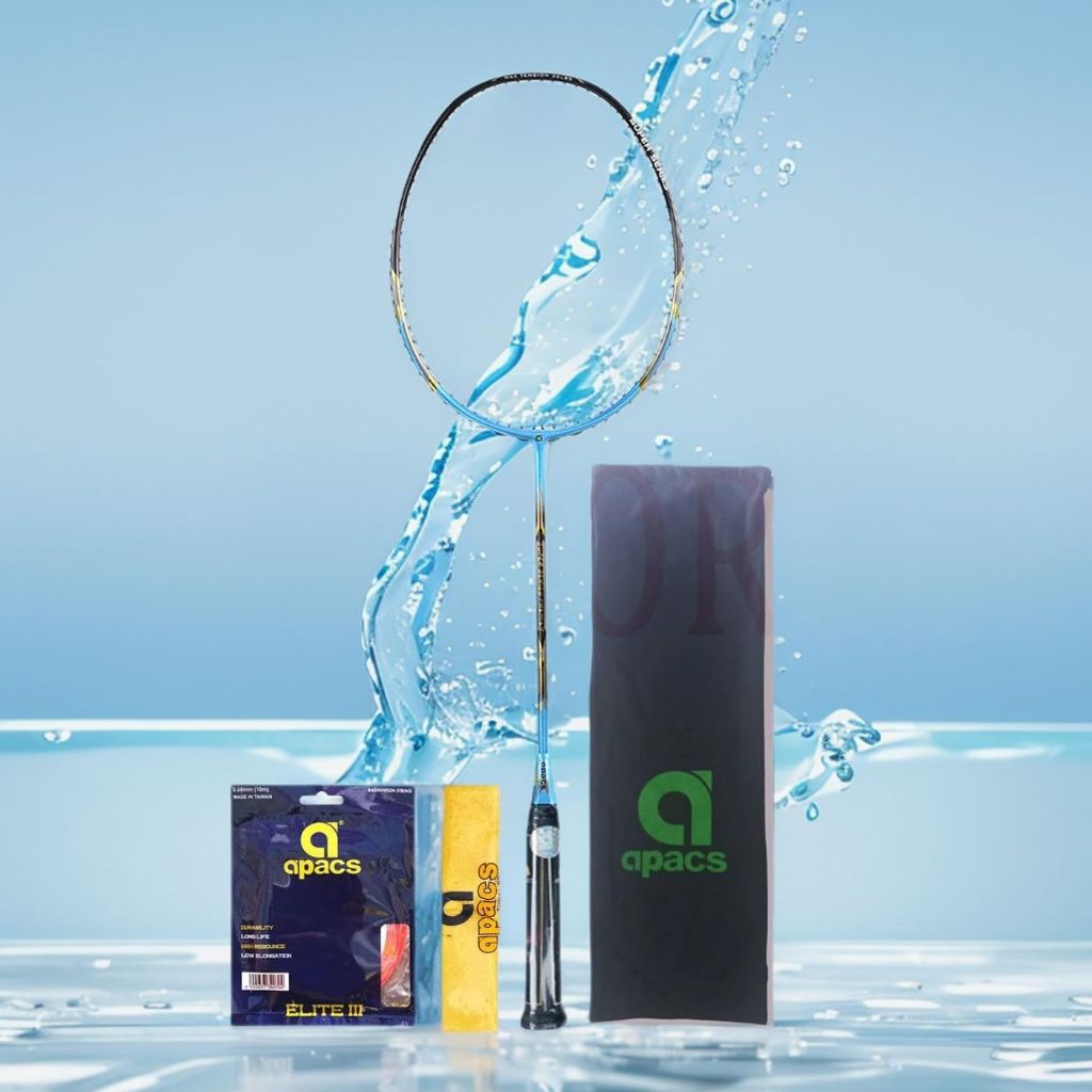 Raket Badminton Apacs Super Series Premier Bonus Komplit Raket Apacs Super Series