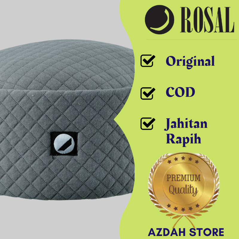 Peci Musri Rosal | Peci Sholat Pria Dewasa | Peci Simpel Elegan | Kopiah Keren