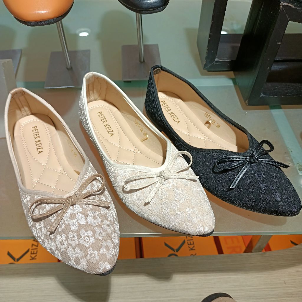 sepatu wanita flat PETER KEIZA original