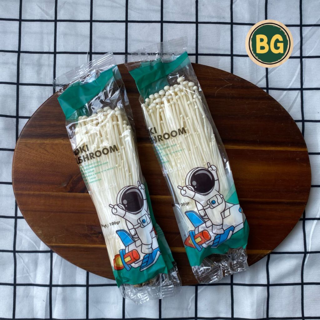 Jamur enoki segar, jamur enoki