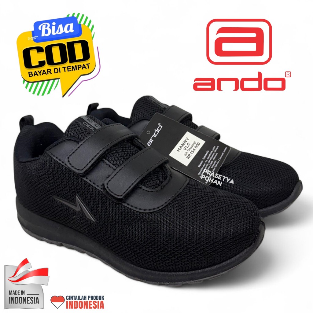 SEPATU ANDO THOMAS PEREKAT /SEPATU ANAK SEKOLAH ANDO THOMAS /SEPATU ANAK LAKI-LAKI/ SEPATU SEKOLAH A