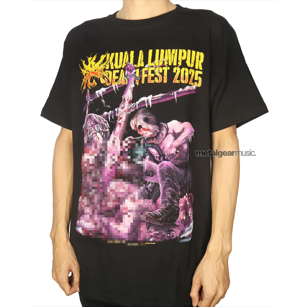 ORIGINAL TSHIRT KUALA LUMPUR DEATHFEST - MALAYSIA 2025