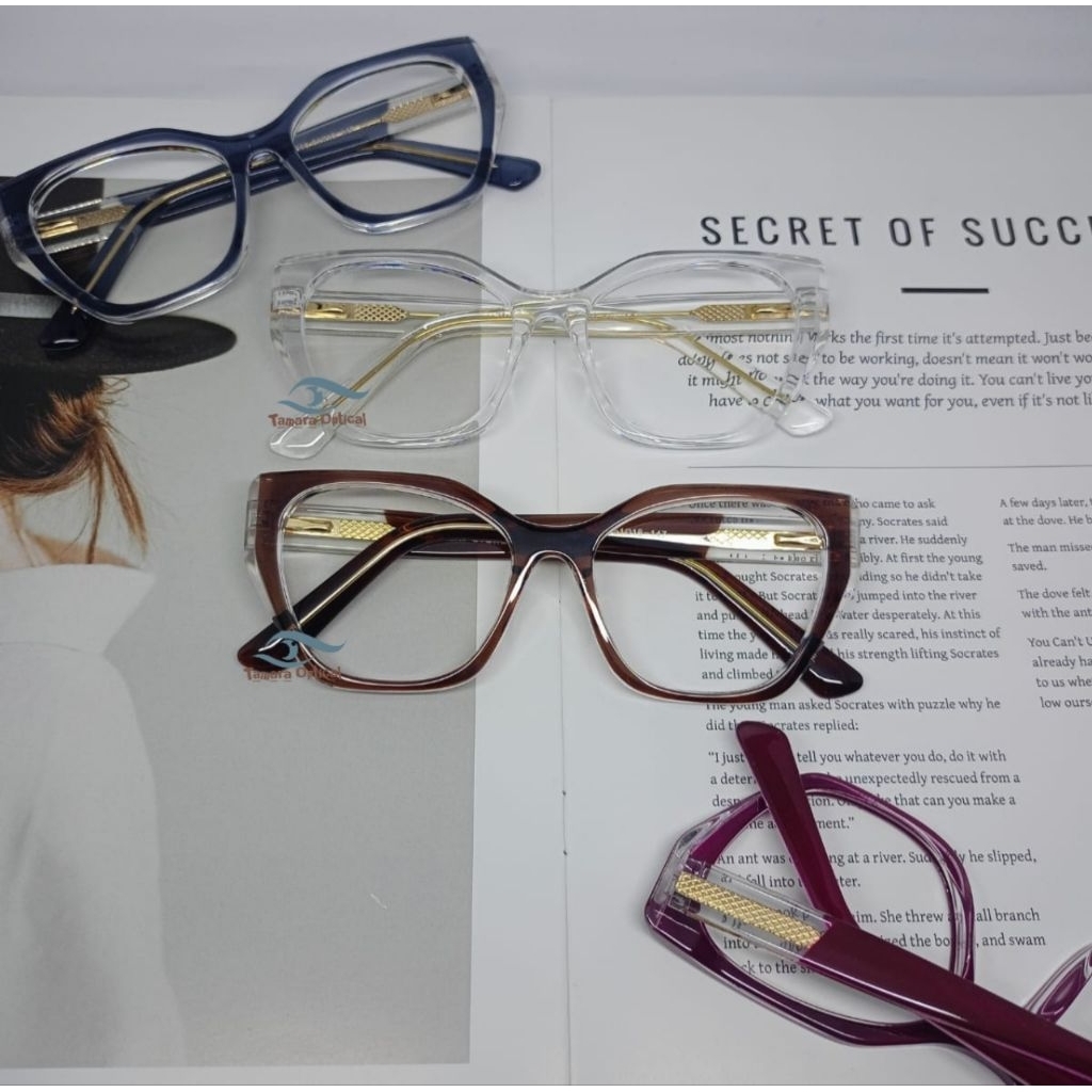 KACAMATA WANITA KACAMATA (TAMARA) KACAMATA MINUS KACAMATA KOKOH TEBAL FRAME:64868