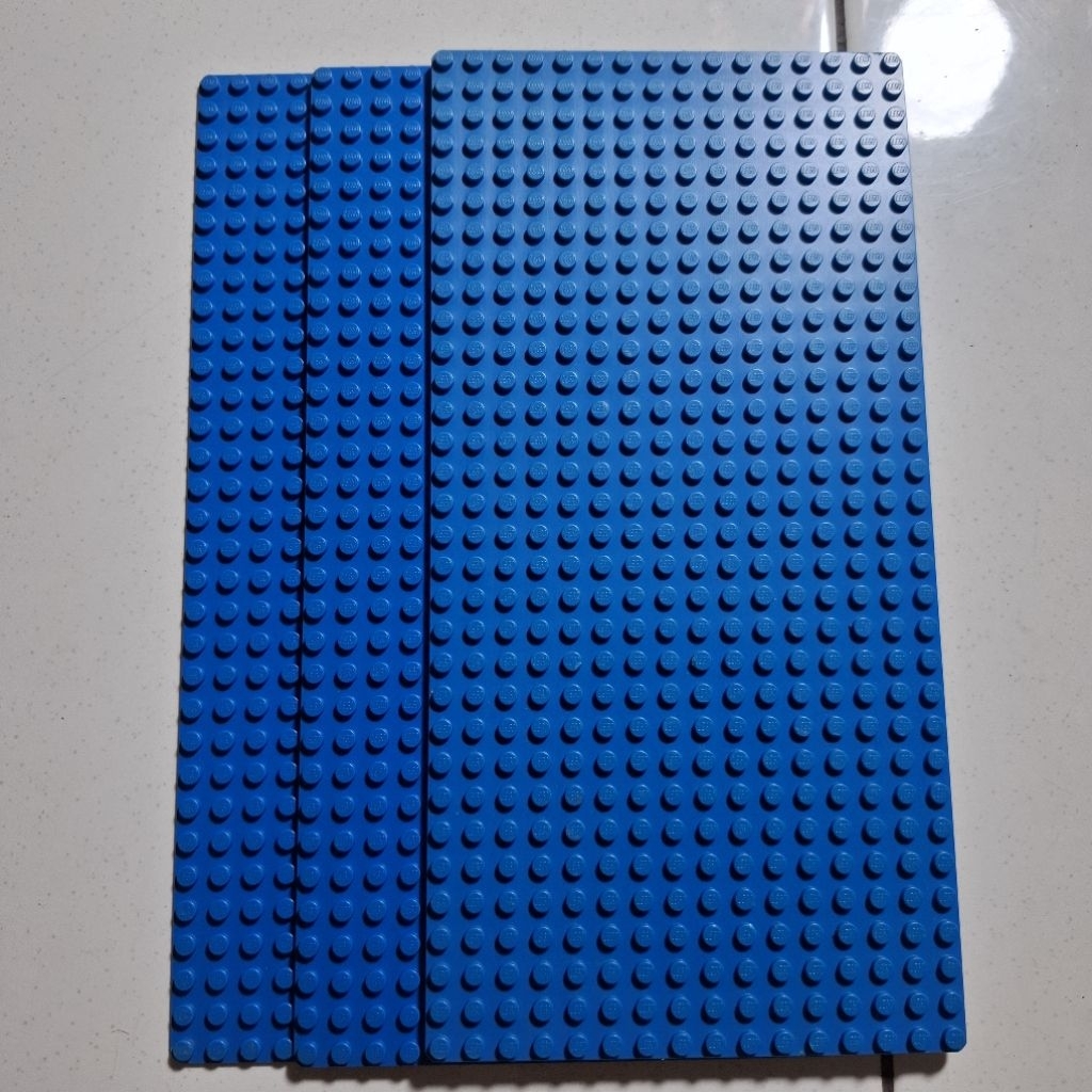 Base Plate Lego Biru 32 x 16 Papan Second Original