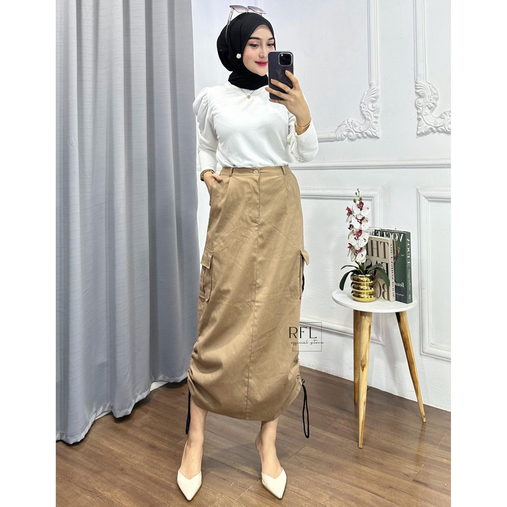 Rok cargo serut// rok serut wanita// cargo serut wanita// rok cargo