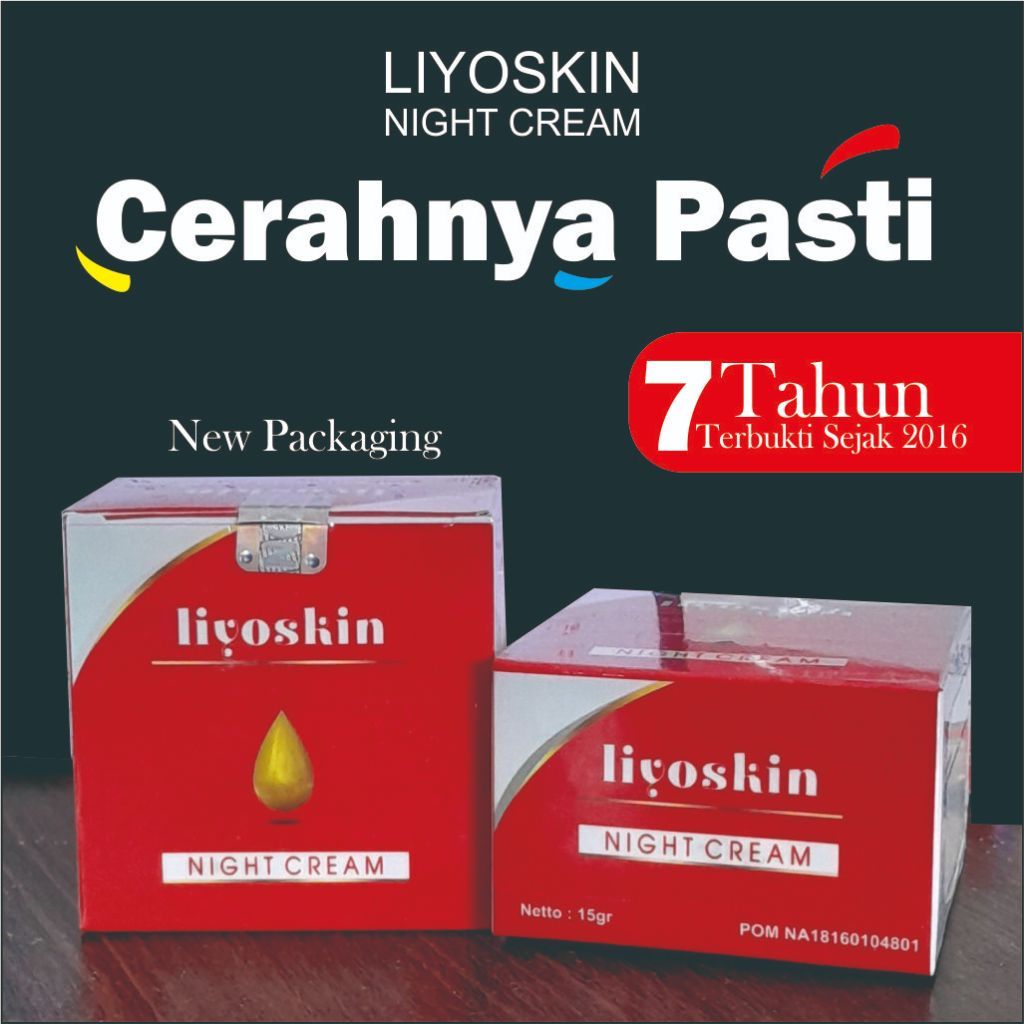 CREAM MALAM LIYOSKIN (SPECIALIST FLEK HITAM ) - Penghilang Flek Bandel Menahun