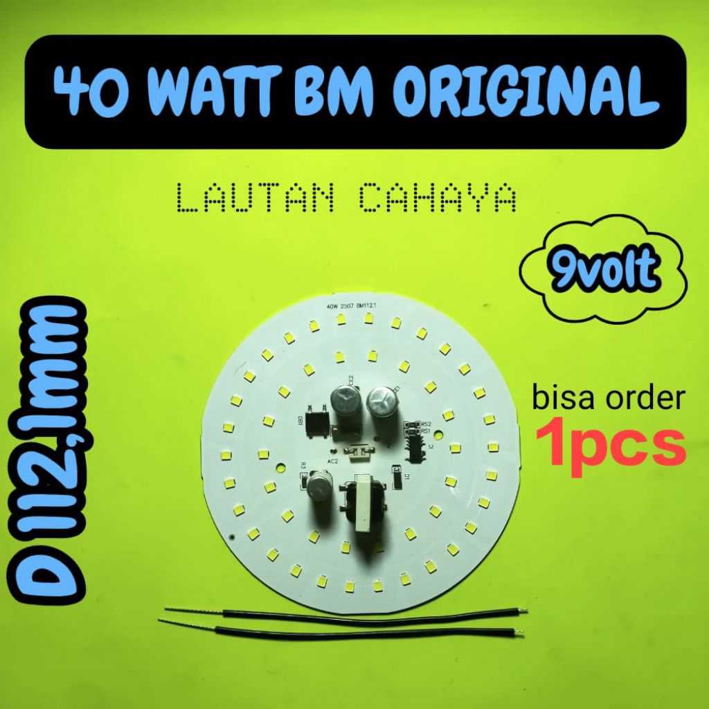 PCB LED AC BM 40 WATT / MESIN LAMPU LED
