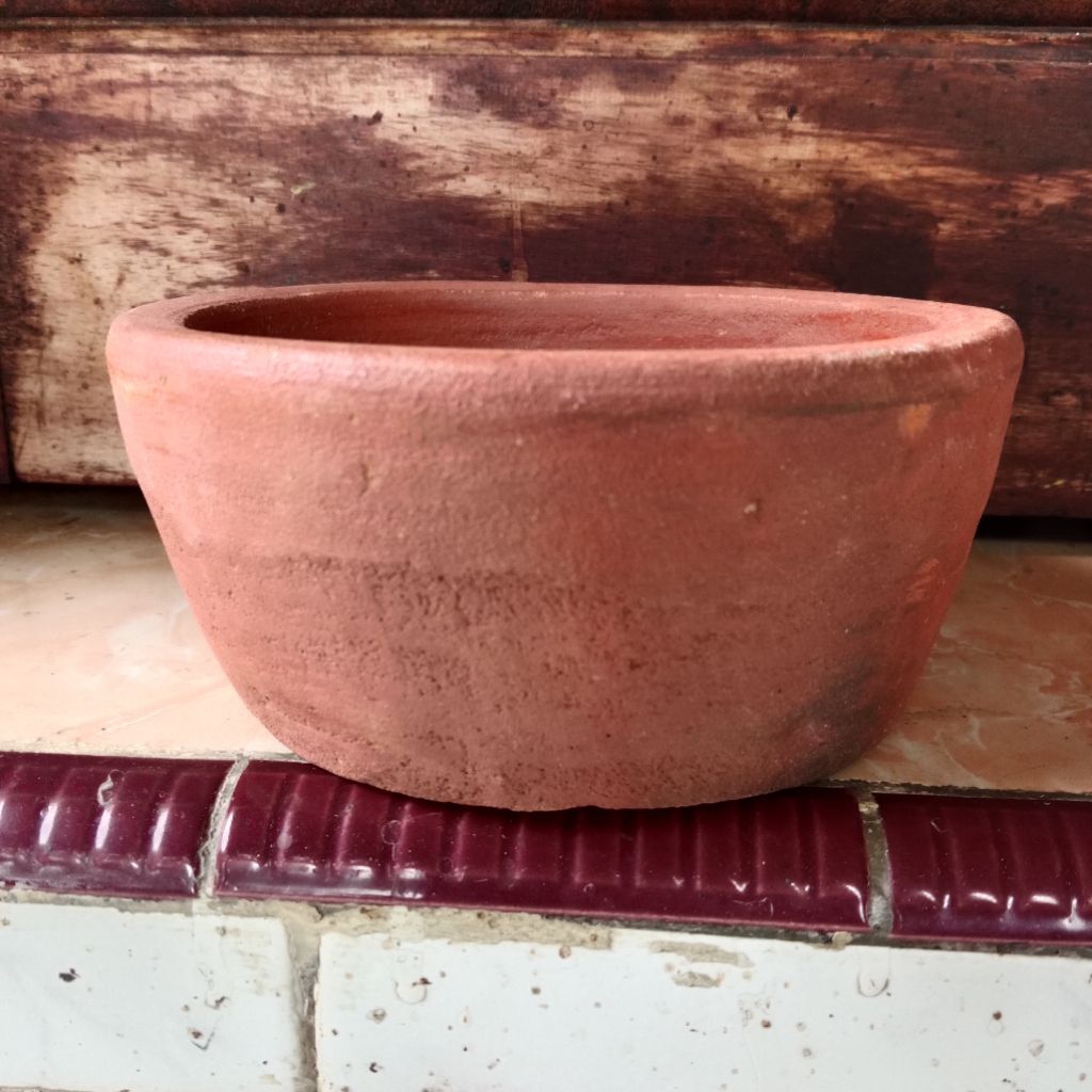 Tempat Pakan Kelinci/Gerabah Tanah Liat Tempat Pakan Kelinci Atau Unggas Lainnya