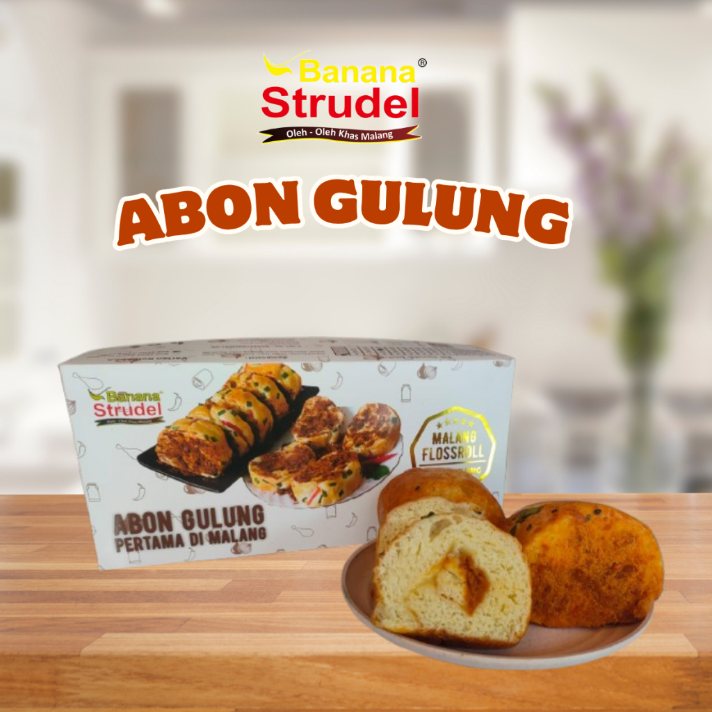 Murah  Floss Roll ( Abon Gulung) by Banana Strudel Oleh-oleh Khas Malang