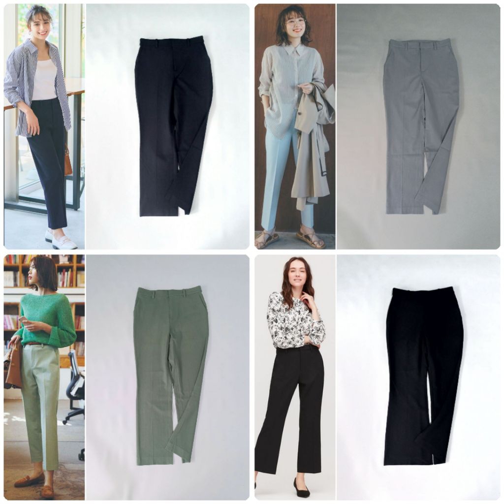 UNIQLO Smart 2Way Stretch Ankle Pants (M)