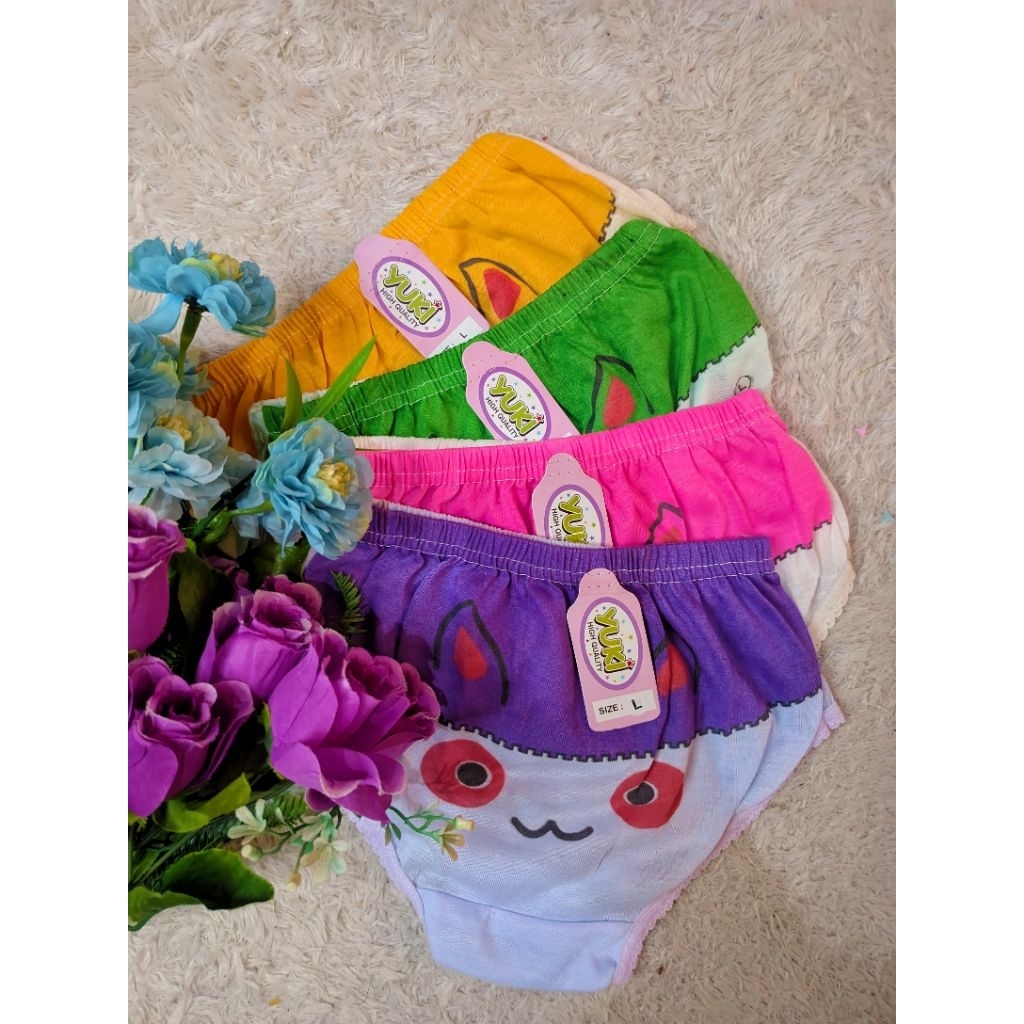 CD Anak Wanita Printing Termurah dan Ternyaman Lusinan(12pcs)