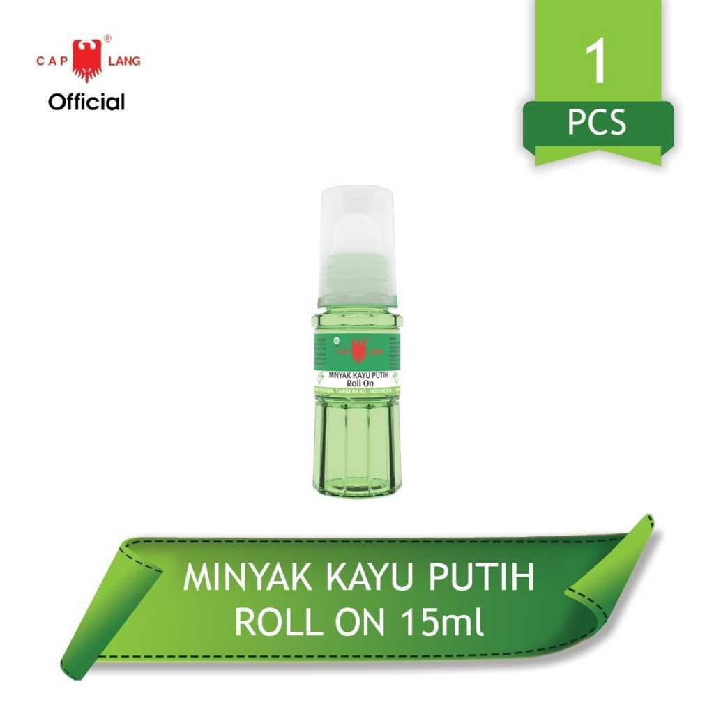 Cap Lang Minyak Kayu Putih Roll On 15 Ml / Minyak Kayu Putih Roll On