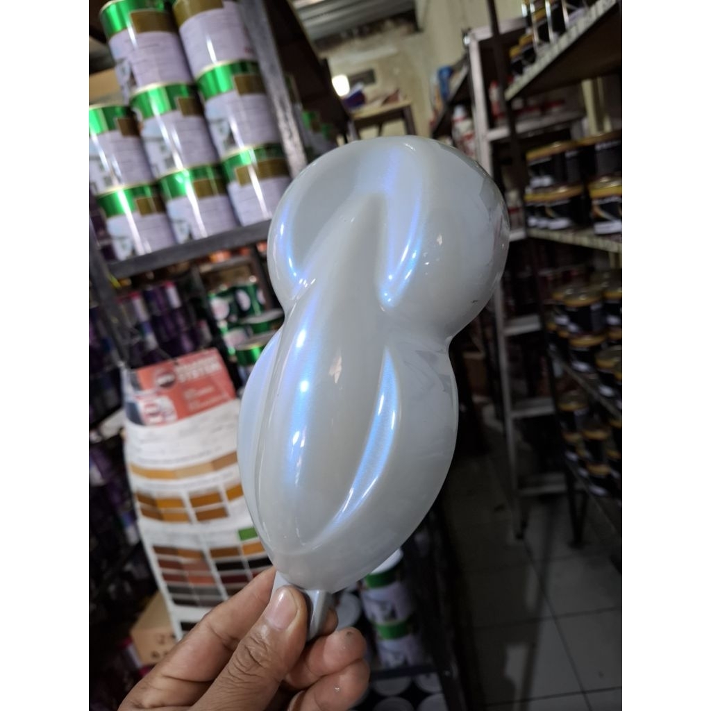 cat grey lapis lembayung biru 1paket pu