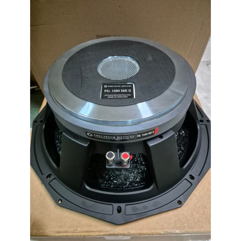 SPEAKER COMPONENT PD 1580 SUBWOOFER 15 INCH PECISION DEVICES PD1580 VC 5 INCH