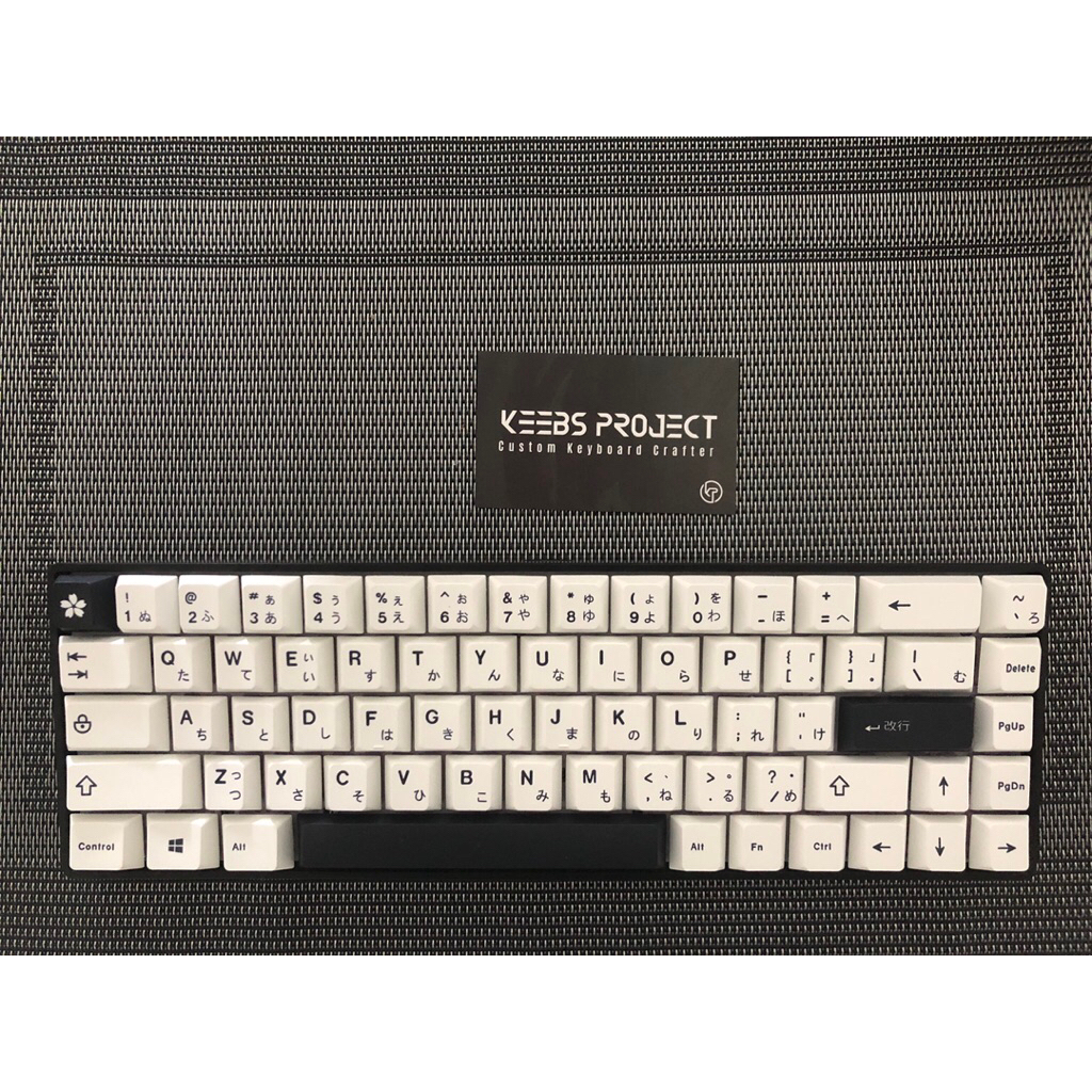 Keyboard DK68 65% Creamy Build Switch MMD Princess Linear V2 with Shirakawa Cherry Profile Keycaps