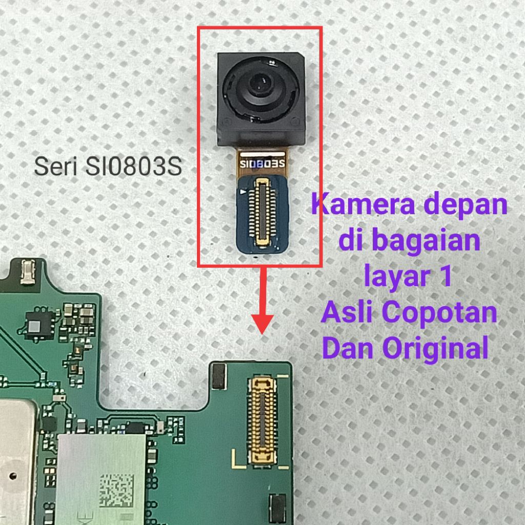 Kamera depan layar 1 Samsung Z fold 2 SM-F916u Second Original Copotan