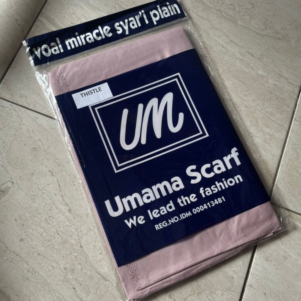 Hijab Umama Scarf Syar'i Kerudung Segi Empat Polos