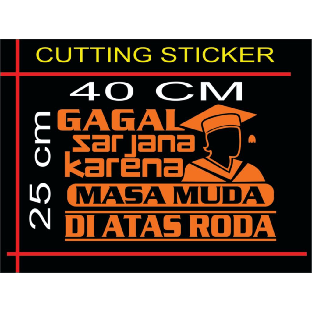 stiker kata kata kaca mobil pickup Gran max pickup L300 pick up sticker mobil aksesoris keren code80