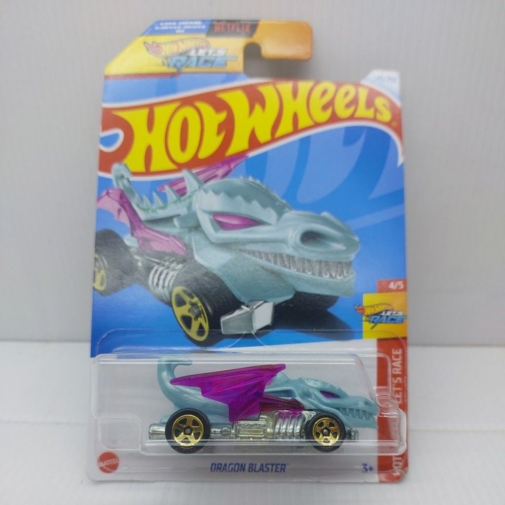 HOT WHEELS ORIGINAL DRAGON BLASTER BIRU
