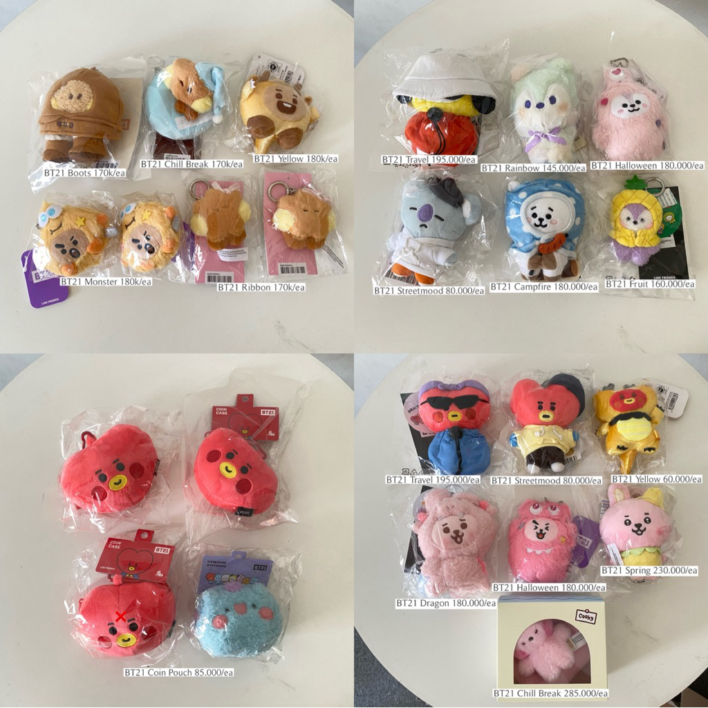 [Ready] All About Official BT21 | BT21 Streetmood | BT21 Stereo | BT21 Rainbow | BT21 Ribbon | BT21 