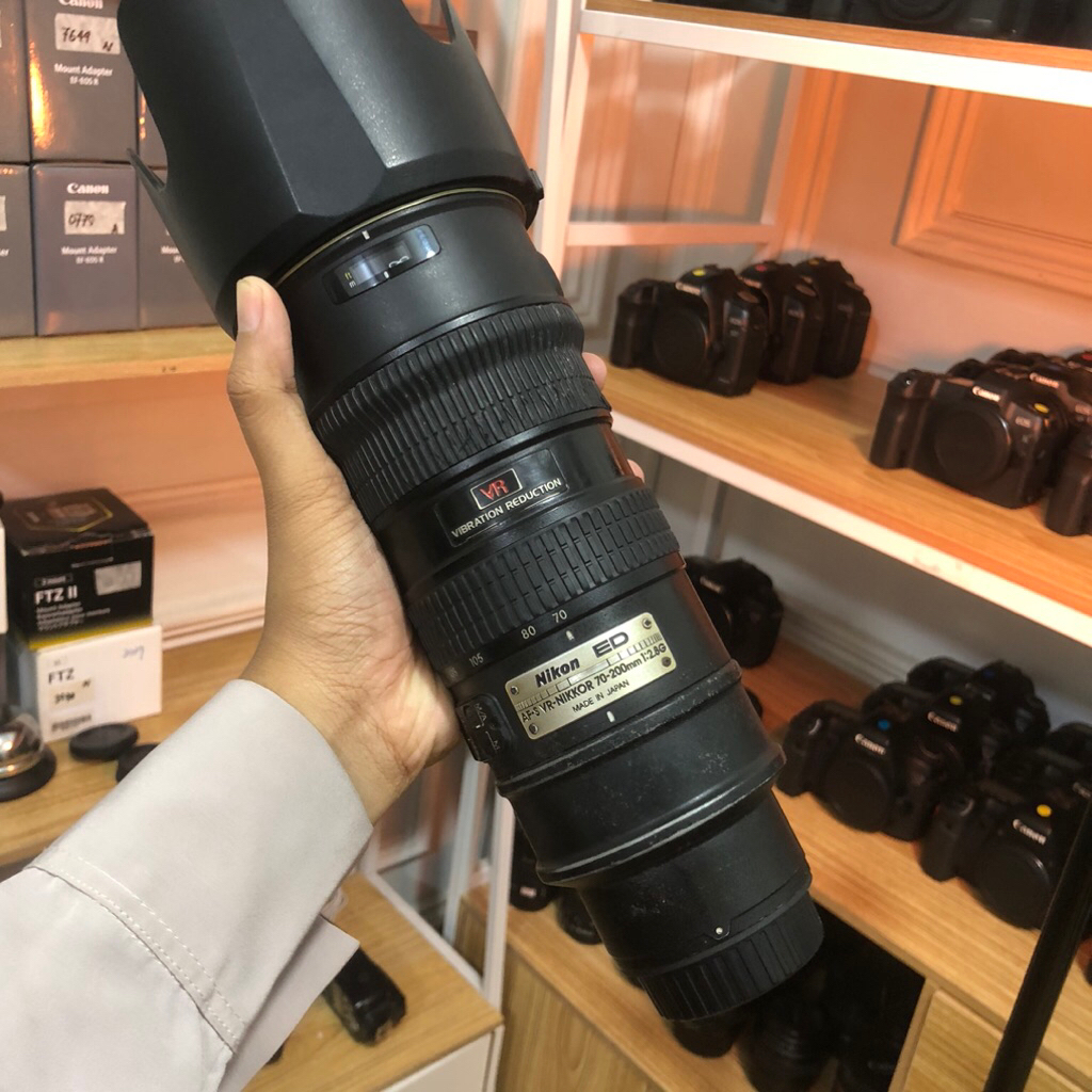 Lensa 70-200mm f2.8 vr i for nikon
