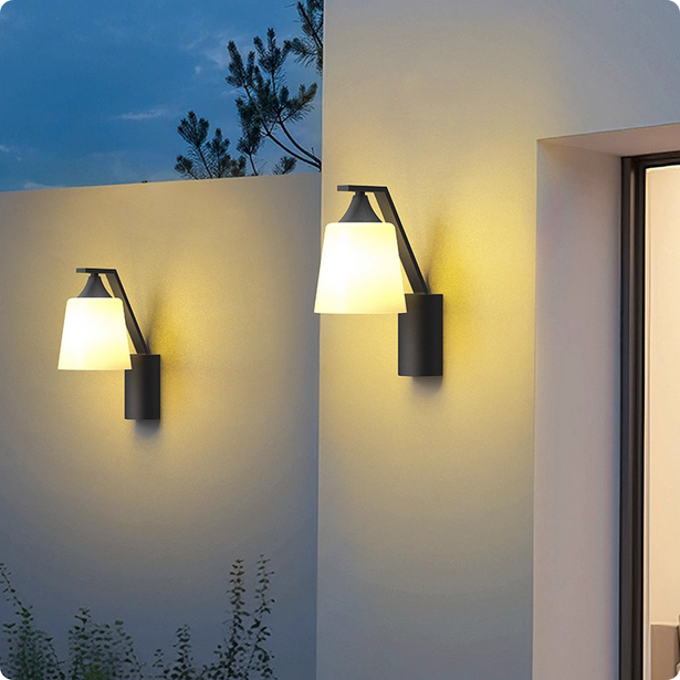 lampu hias minimalis dinding luar dinding lampu halaman
