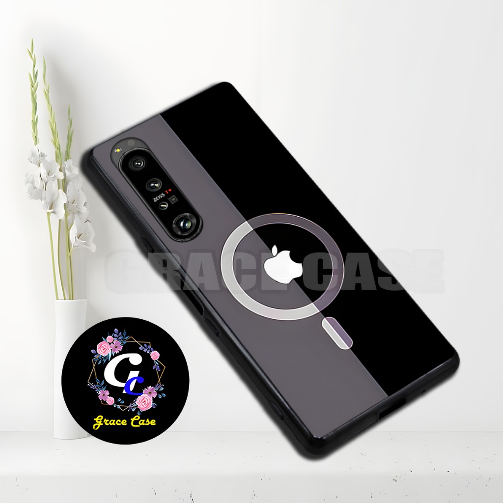 (GC28) Softcase karet Hp - SONY XPERIA 1 MARK 2/MARK 4/XPERIA 5 MARK 3 TERBARU - Motif Magsafe   / S
