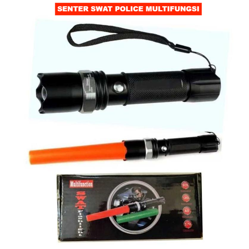 SENTER LALU LINTAS SENTER PARKIR/SENTER LED JARAK JAUH+Kompas+Lampu Parkir -MULTIFUNGSI -TERMURAH KU