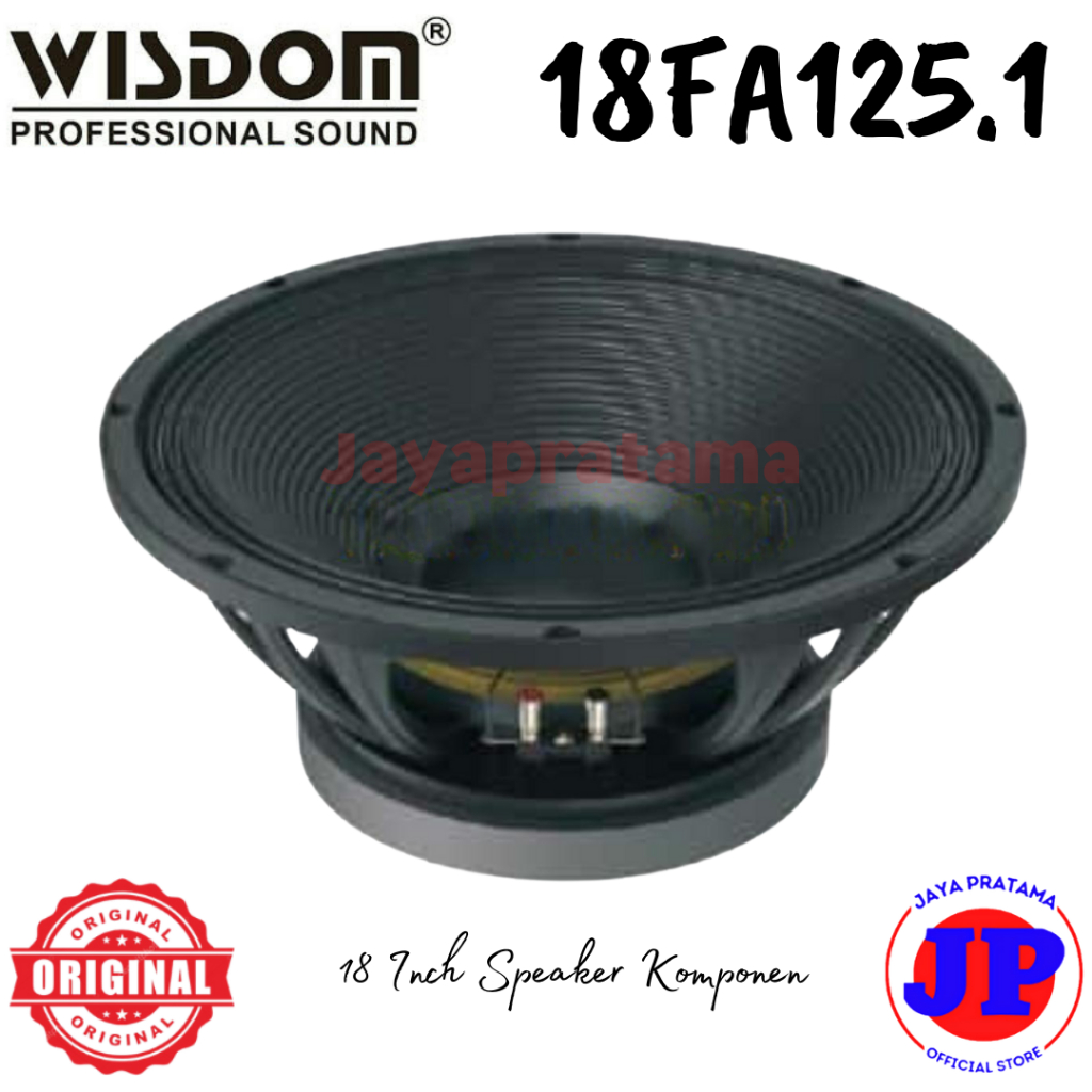 Wisdom 18FA125.1 18 Inch Speaker Komponen Original Component Wisdom 18-FA125.1