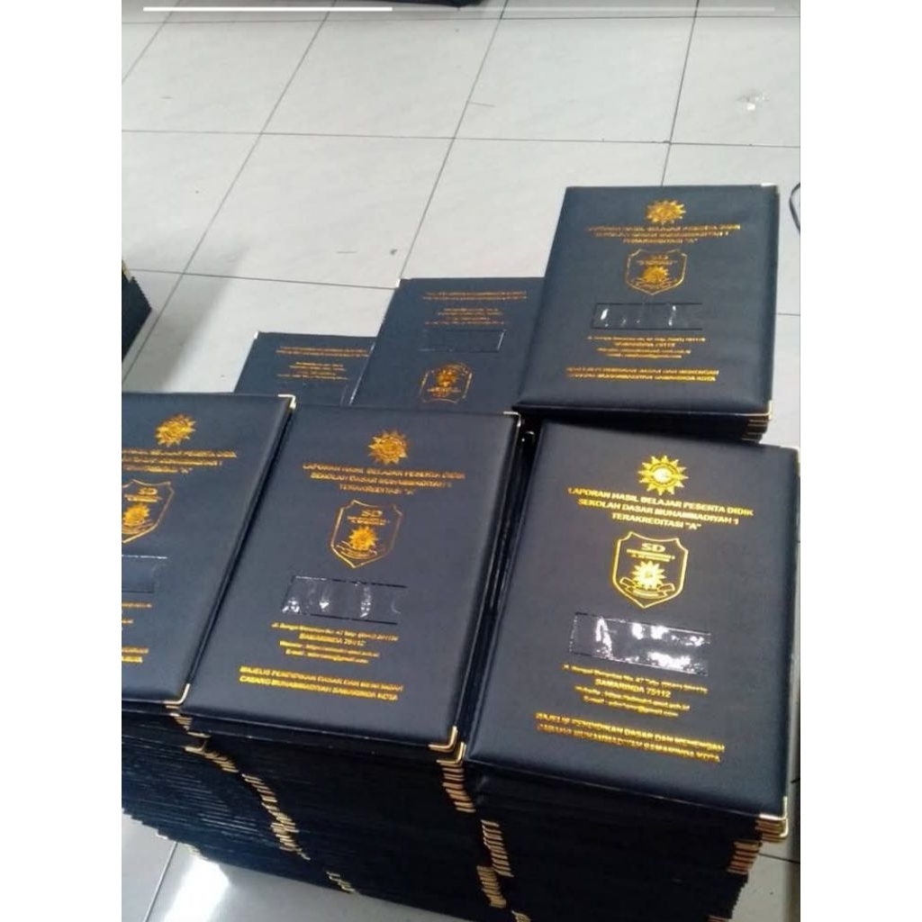 sampul  map custom isian plastik buram