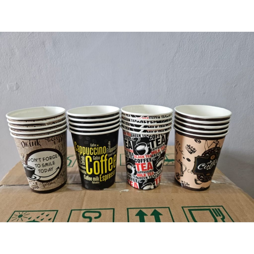 PAPER CUP 9OZ MOTIF/KOMBINASI