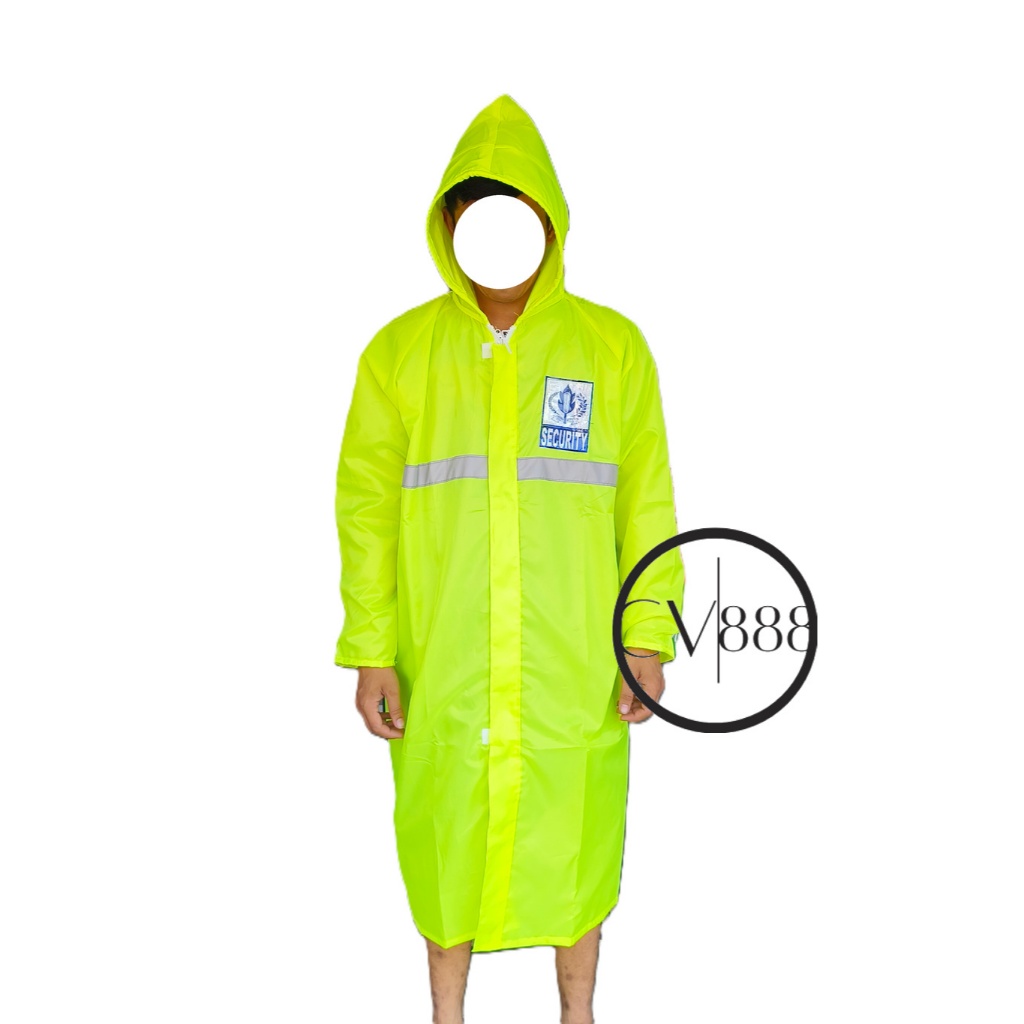Jas Hujan Security Mantel - Jas Hujan Mantel Satpam - Jas Hujan Satpam - Jas Hujan Karet Security