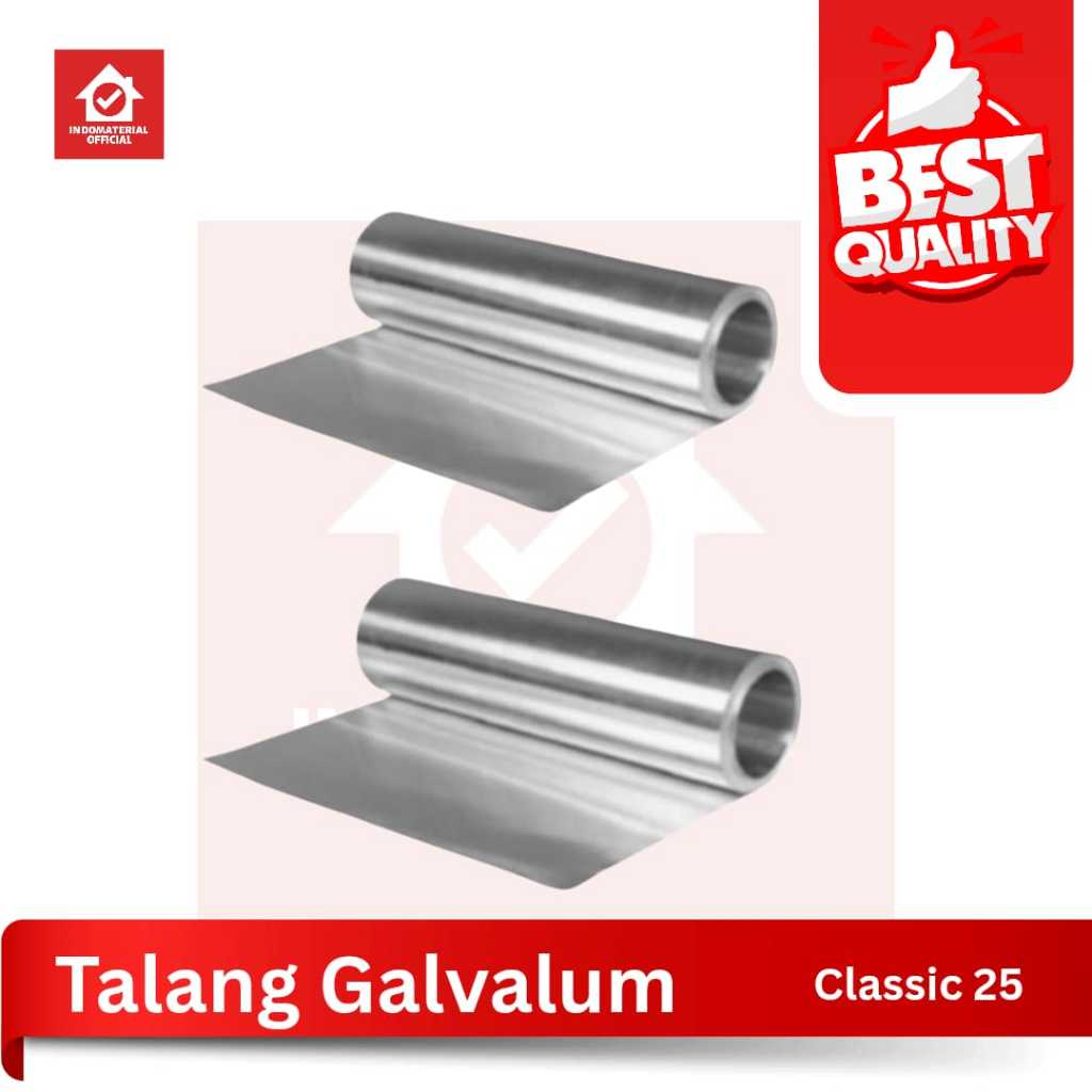 Seng Talang Galvalum Roll Anti Karat Classic - Harga Per Meter Tebal 0,25mm
