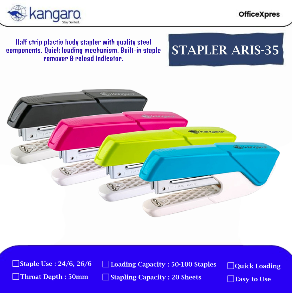 Hekter / Jepretan / Stapler Besar / Staples Besar / Staples No. 3 Kangaro