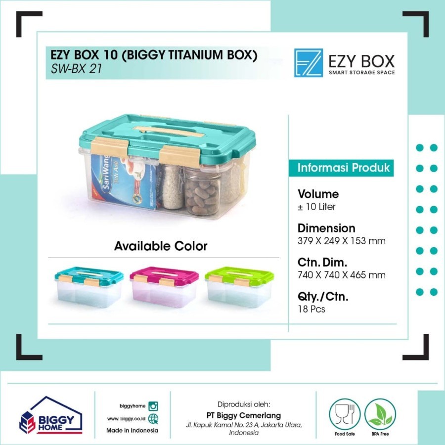 Container Box Ezy CB 10 Liter