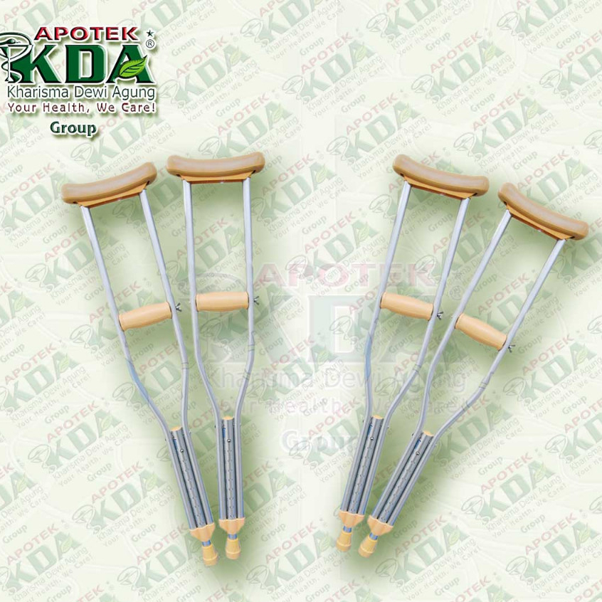 TONGKAT KETIAK SEPASANG / ALAT BANTU JALAN / TONGKAT JALAN