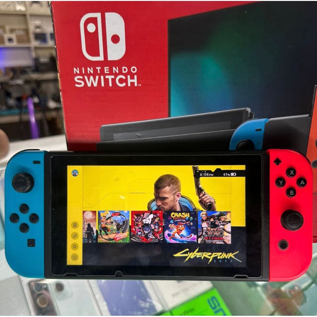 nintendo switch V2 256 fullset