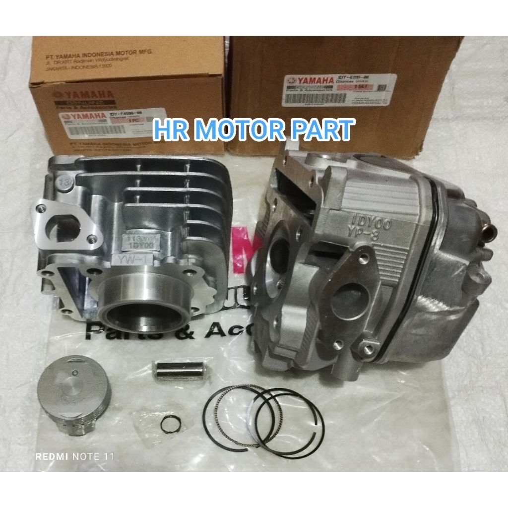 PAKET BLOK HEAD ASSY JUPITER Z1 INJEKSI + BLOK SEHER JUPITER Z1 INJEKSI VEGA FORCE INJEKSI KODE 1DY