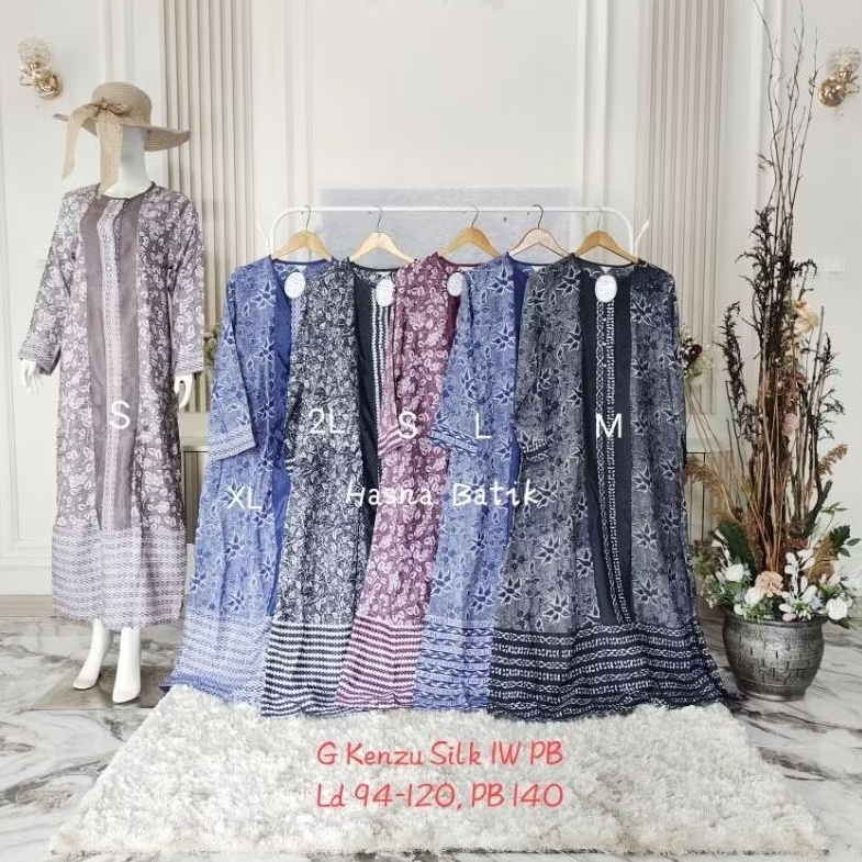 Gamis Batik Luza (G. Kenzu Silk 1W PB) Batik Pekalongan
