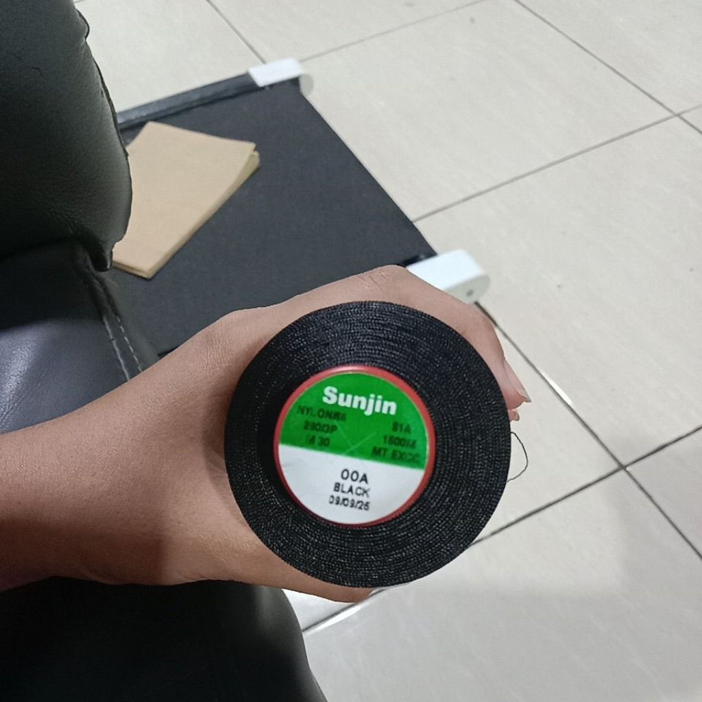 BENANG NYLON SUNJIN BLACK M30 280/3 1500M