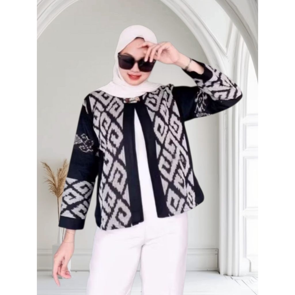 arini outer cardigan etnic outer cardigan tenun