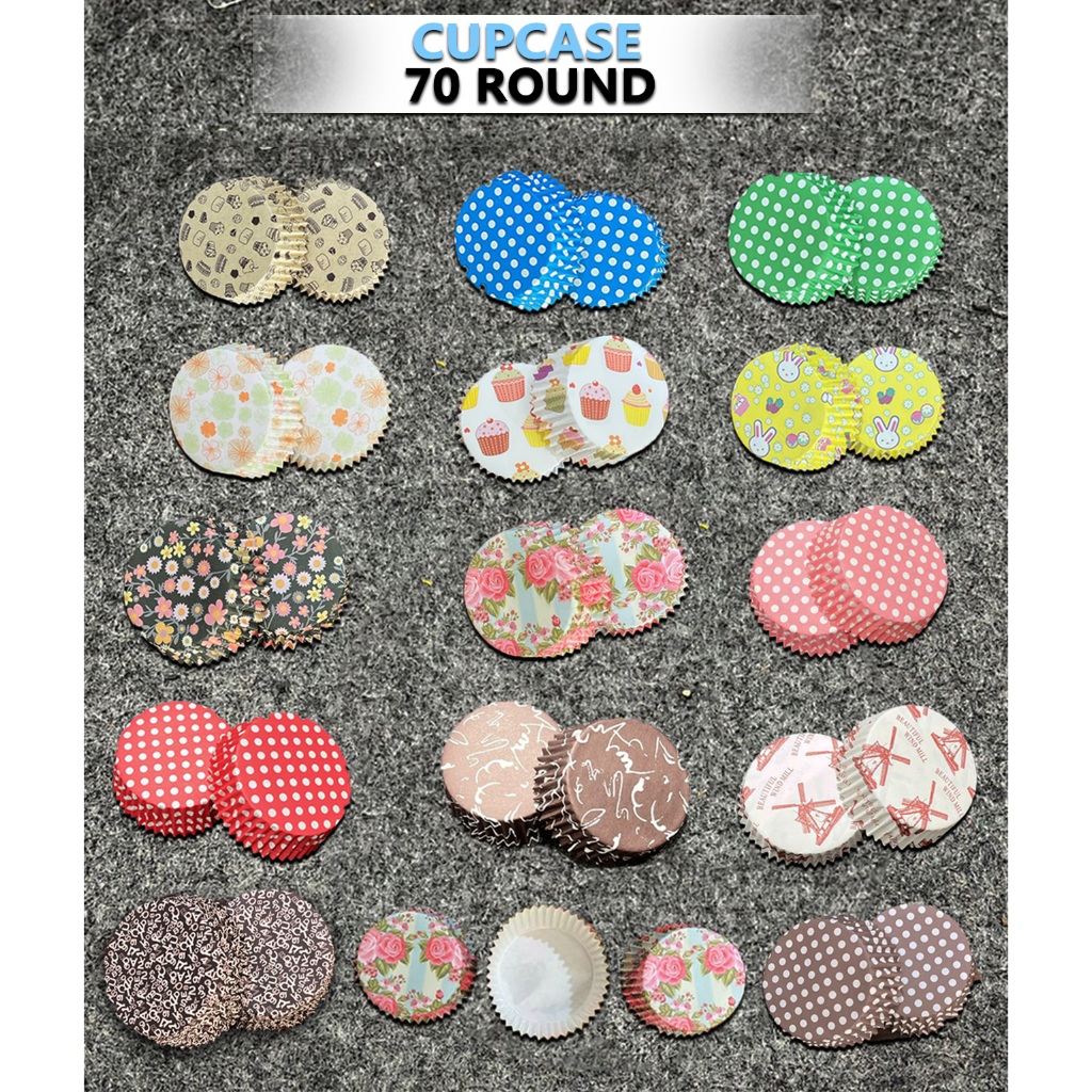 Cup Case Roti/ Cup Roti Bulat ukuran 7 cm