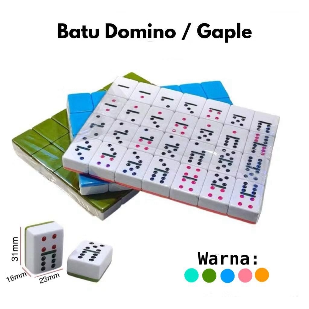 BATU DOMINO/ GAPLEK/ DADU DOMINO