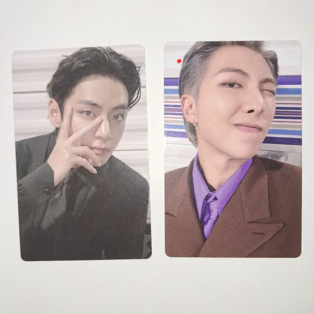 Official BTS photocard pc namjoon taehyung rm v Grammy pob festa
