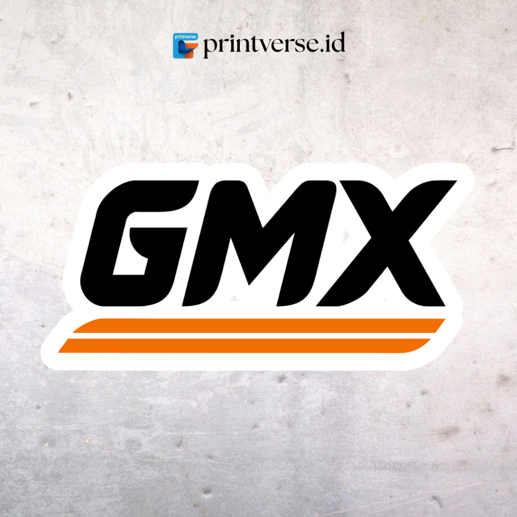 GMX Sticker Helm Motor HP Laptop